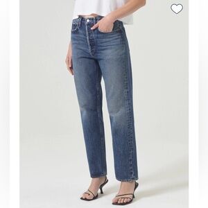 AGOLDE 90s Mid Rise Straight Jeans in Imagine